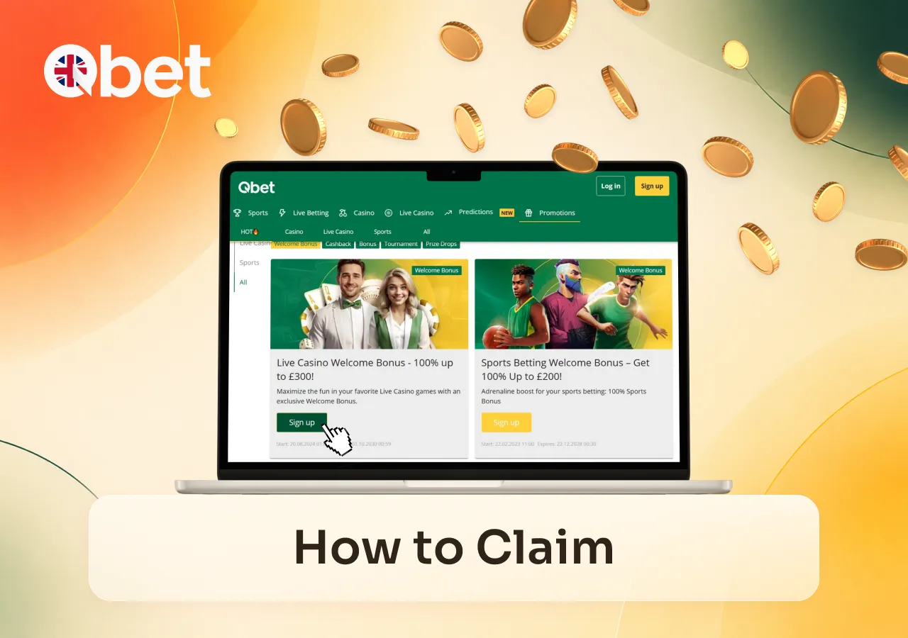 Promotional offers page showing the sign-up process to activate bonus rewards.